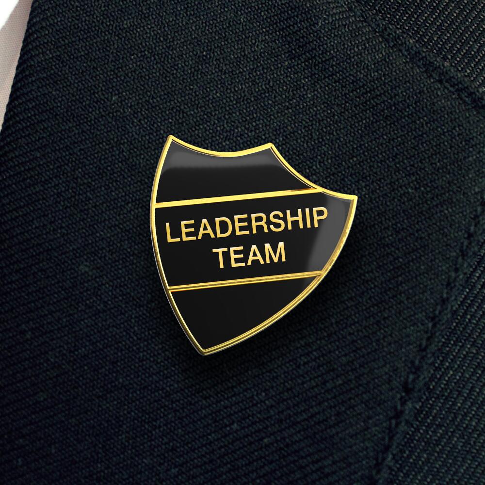 LEADERSHIP TEAM shield in black - Image 2