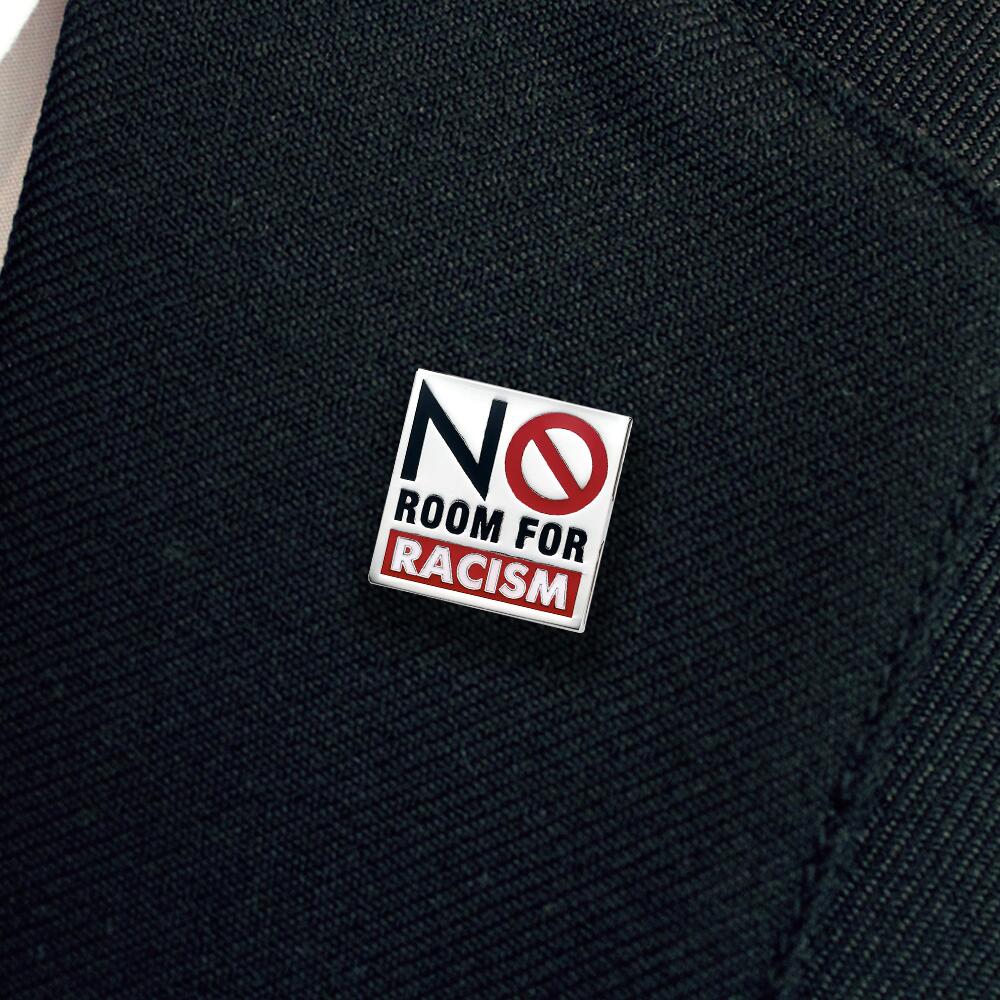 No Room for Racism enamel badge (pack of 5) - Image 2