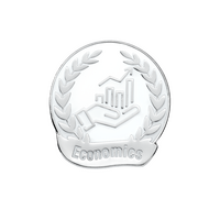 Economics Enamel badge