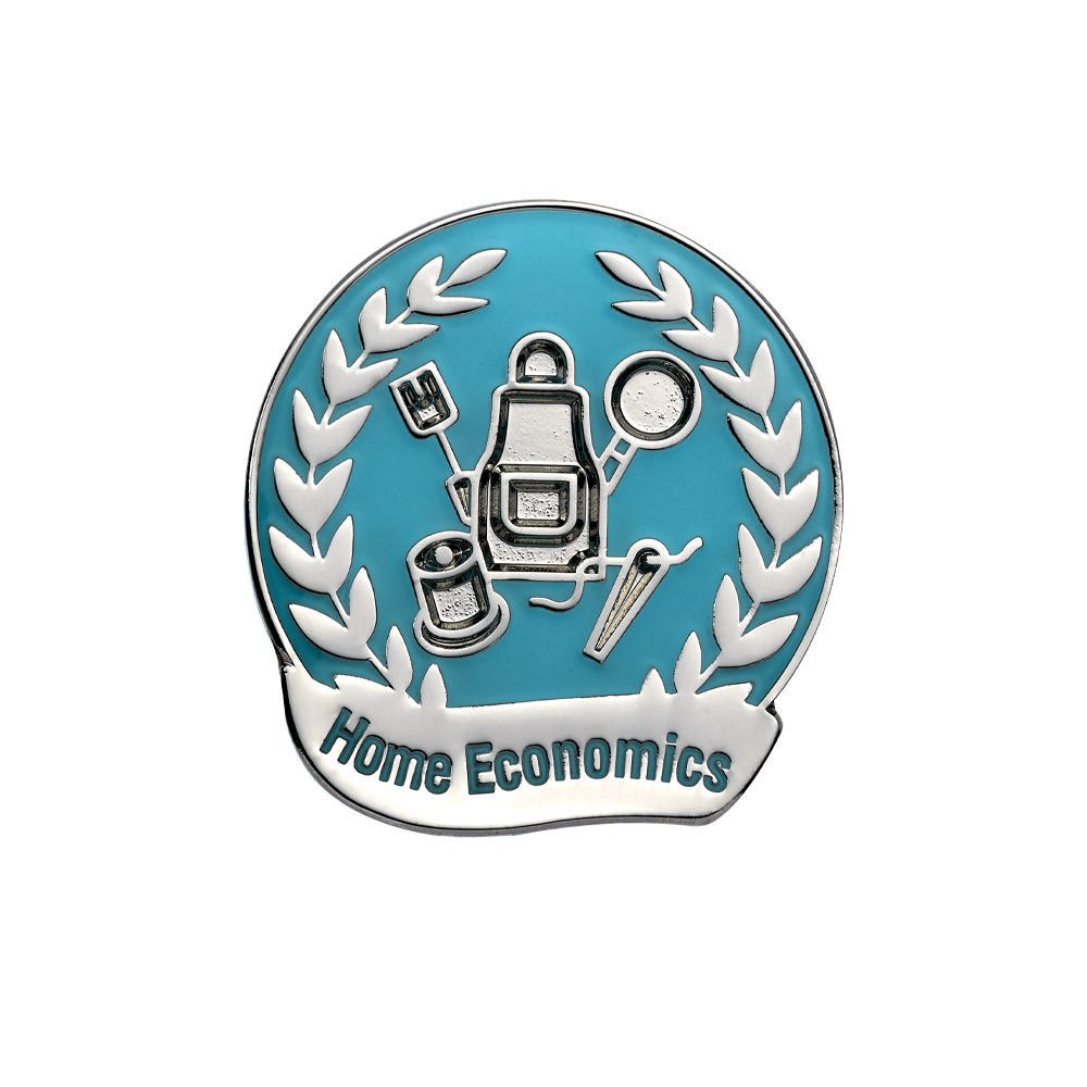 Home Economics Enamel Badges