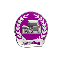 Journalism Enamel Badges