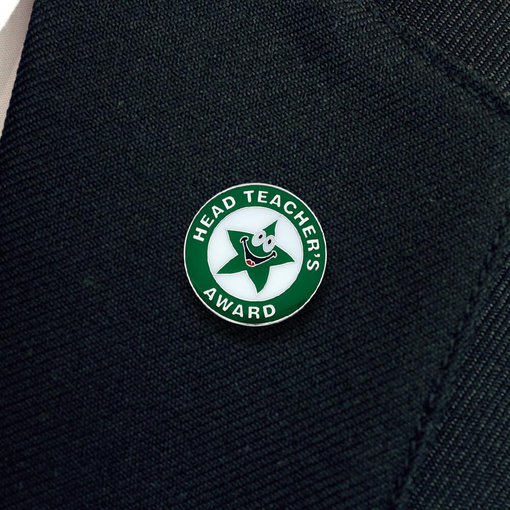 HEADTEACHER'S AWARD enamel badge (pack of 5) - Image 3