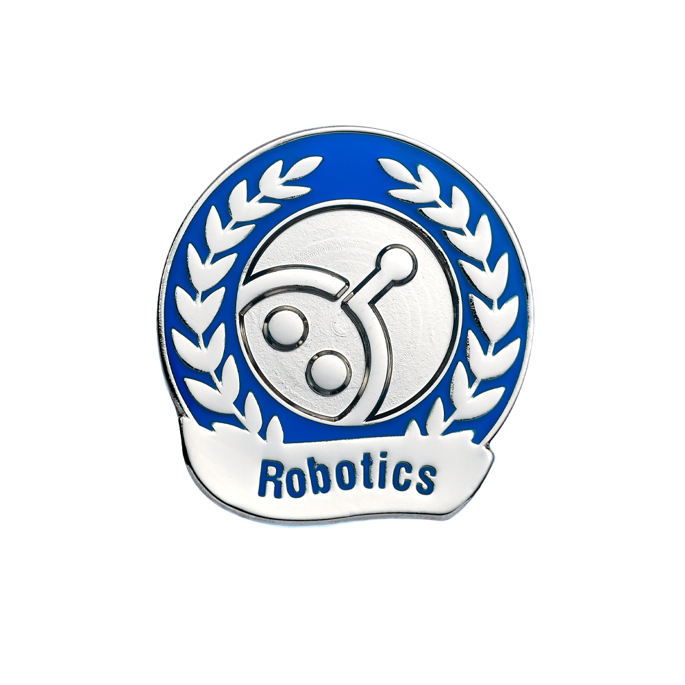 Robotics Enamel Badges
