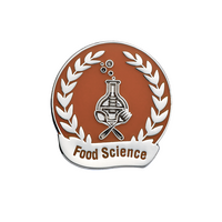 Food Science Enamel Badges