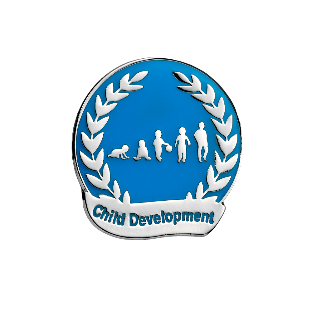 Child Development Enamel Badges