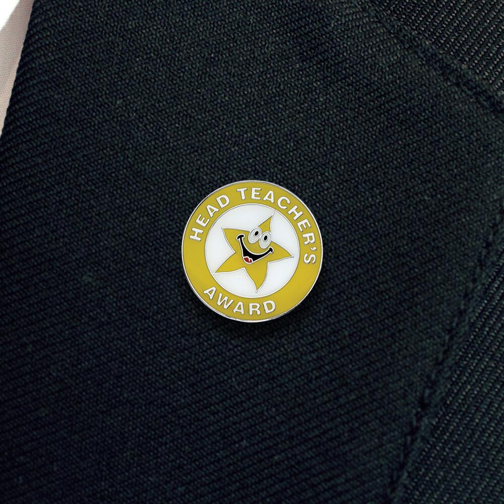 HEADTEACHER'S AWARD enamel badge (pack of 5) - Image 4