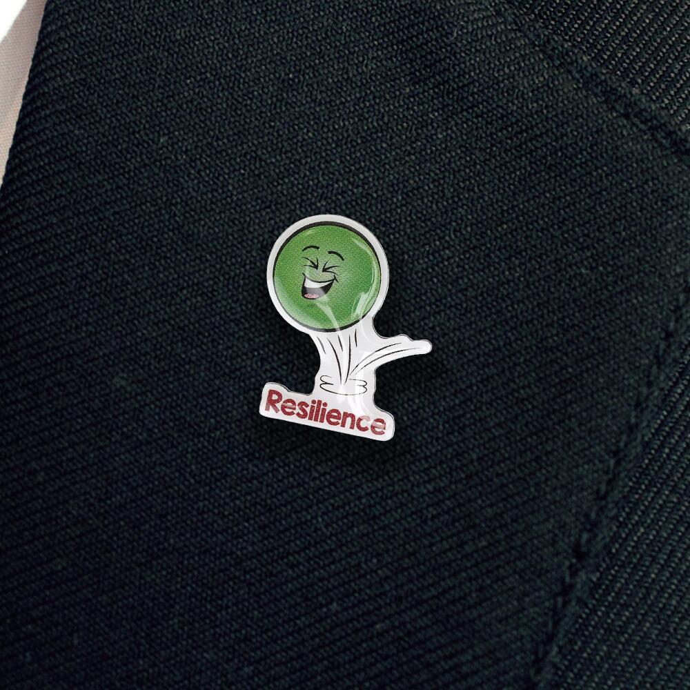 Resilience Shaped Enamel Badges - Image 2