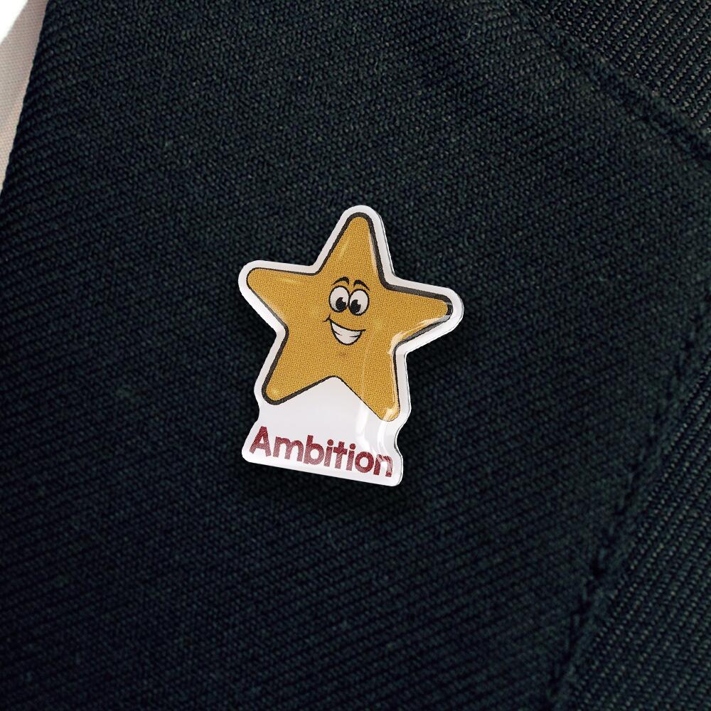 Ambition Shaped Enamel Badges - Image 2