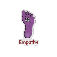 Empathy Shaped Enamel Badges