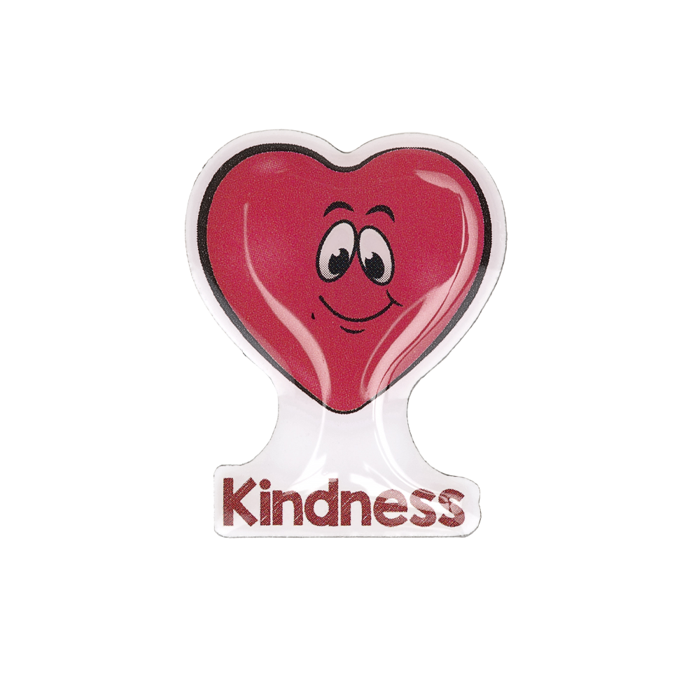 Kindness Shaped Enamel Badges