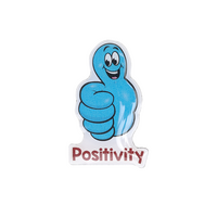 Positivity Shaped Enamel Badges
