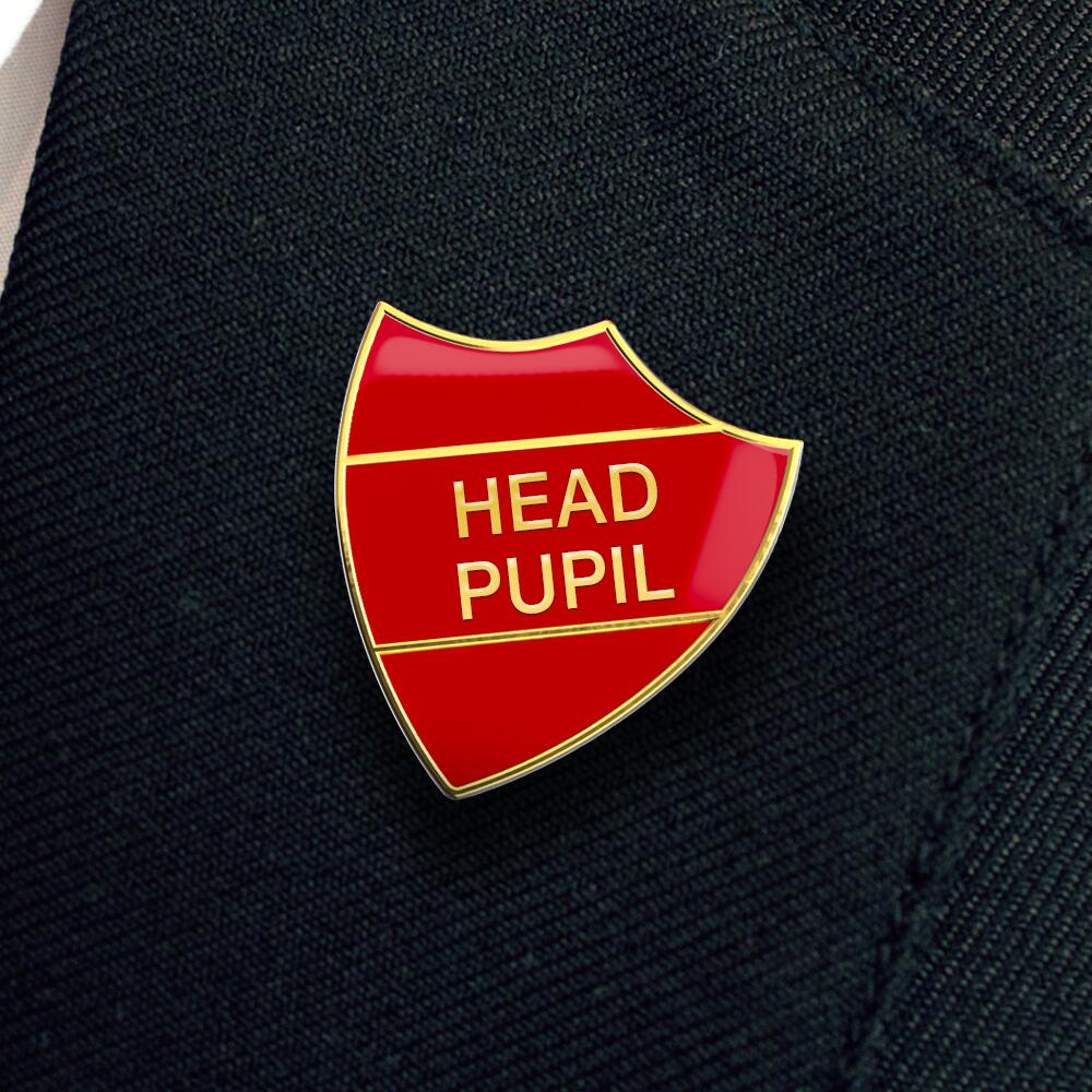 HEAD PUPIL shield badge (pack of 5) - Image 3