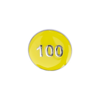 100 House Point Enamel Badges