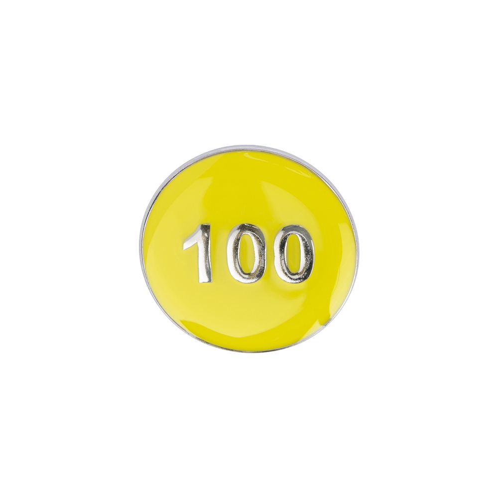 100 House Point Enamel Badges