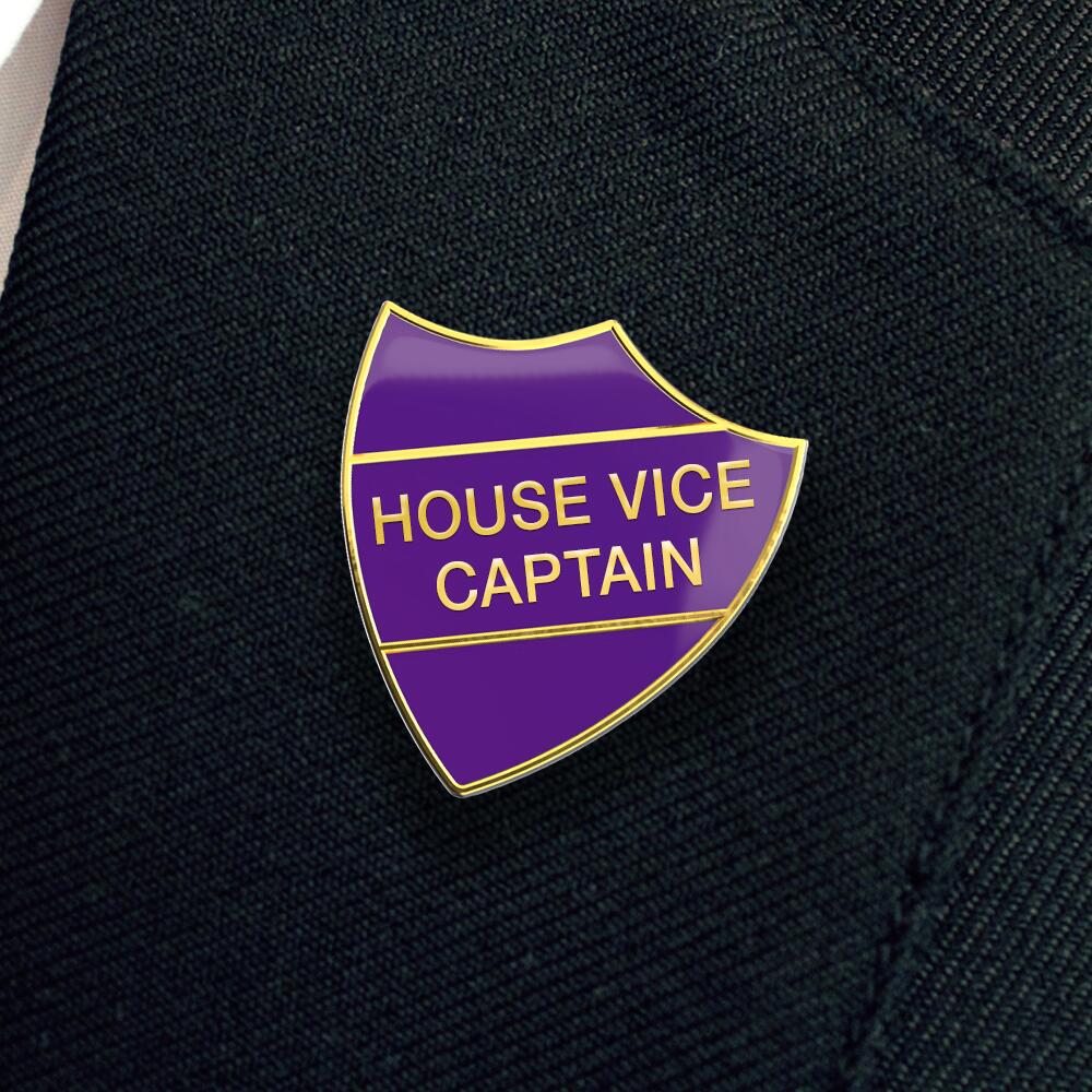 House Vice Captain Enamel Badges (Purple) - Image 2