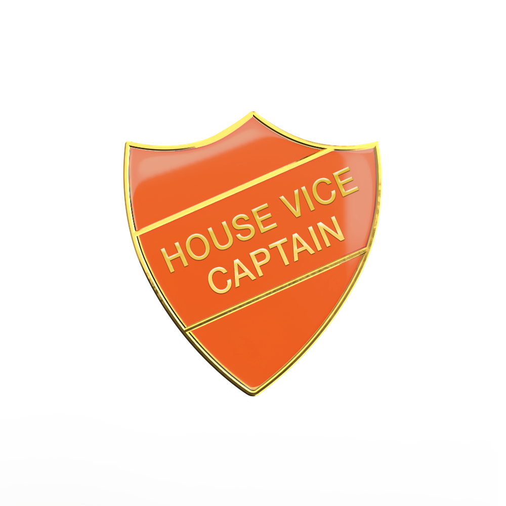 House Vice Captain Enamel Badges (Orange)