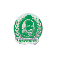 Literature Enamel Badge