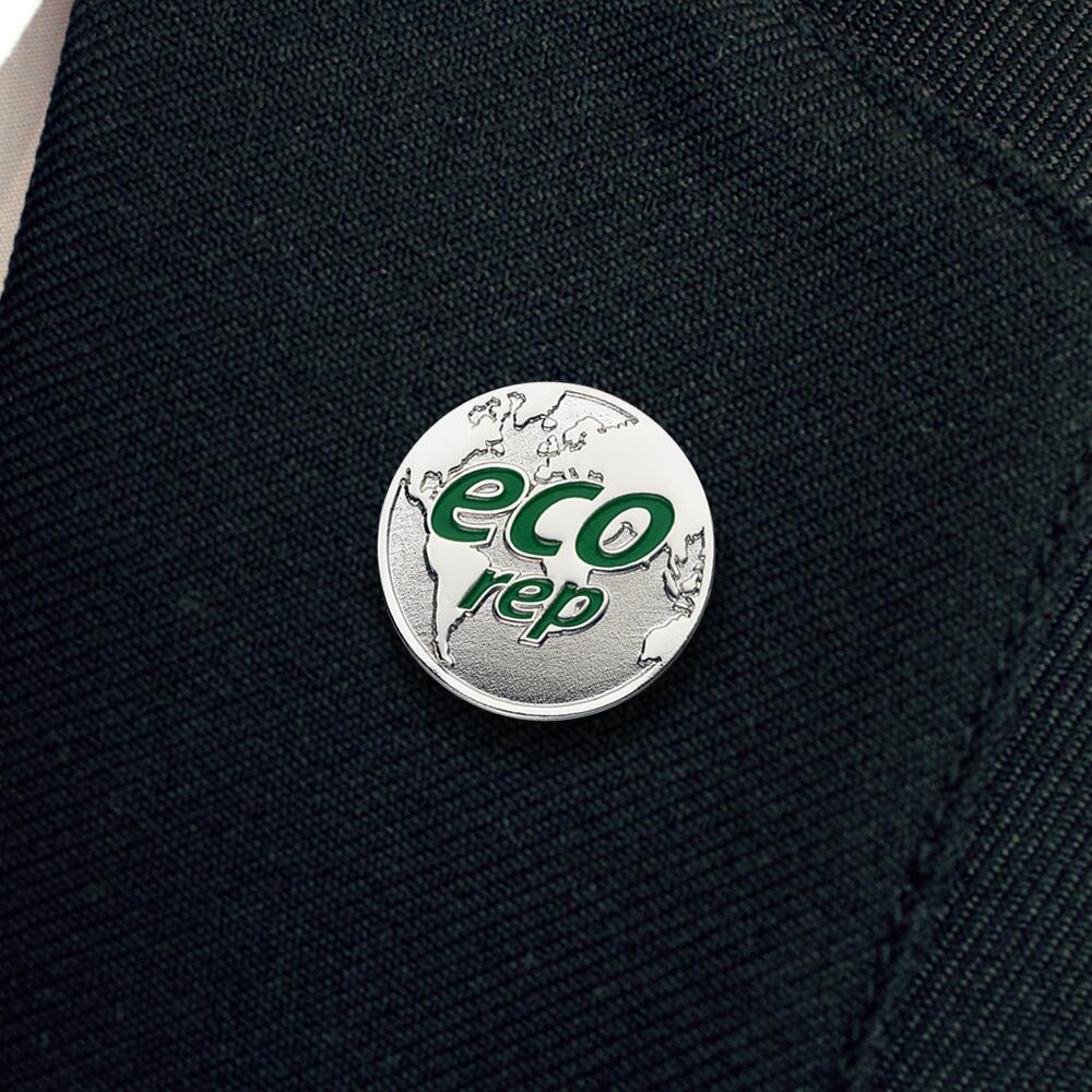 Eco Rep globe badge (pack of 5) - Image 2