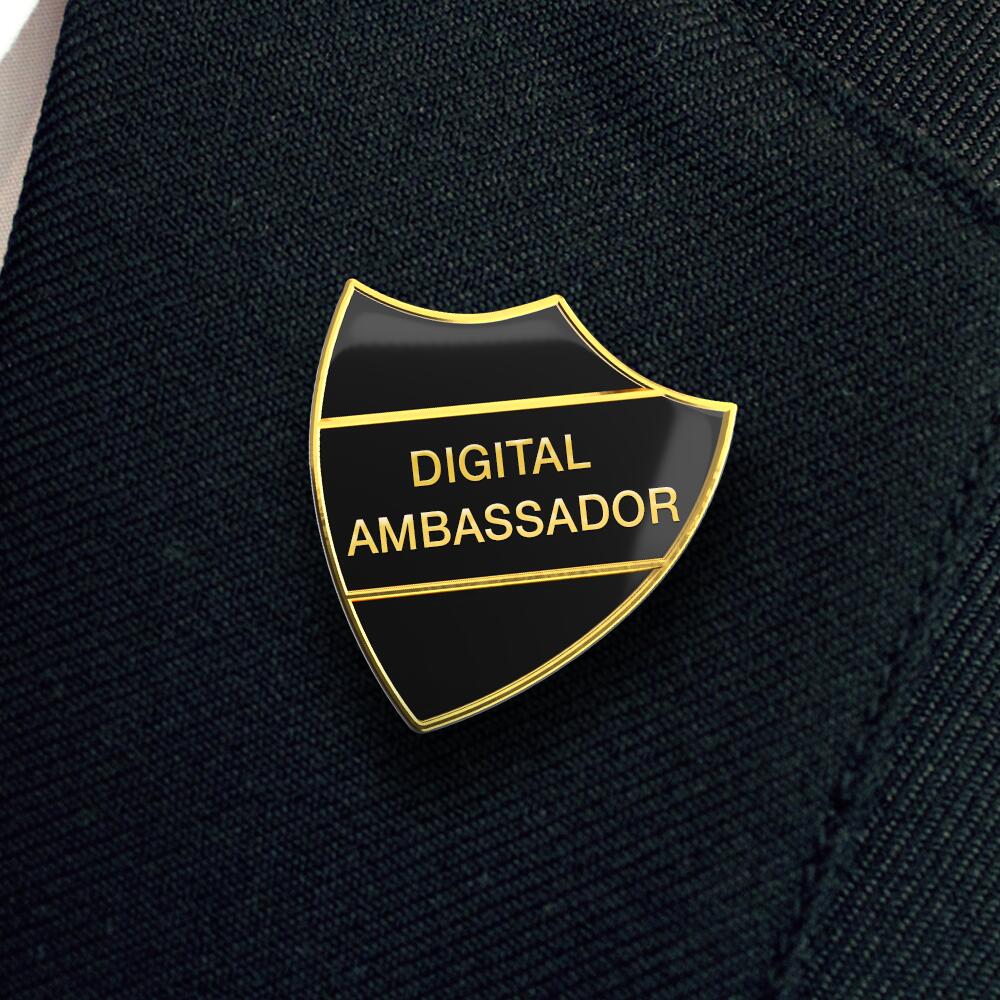 DIGITAL AMBASSADOR shield badge (pack of 5) - Image 5