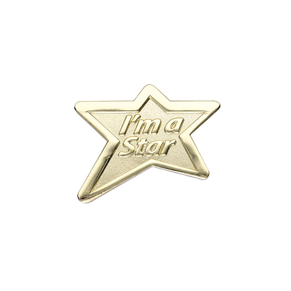 I'm a Star Enamel Badge (pack of 5)