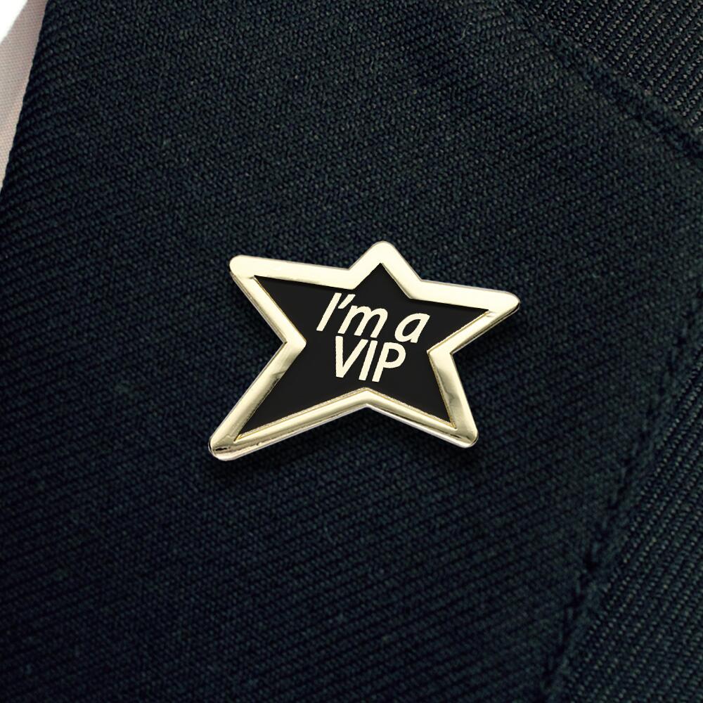 I'm a VIP enamel badge (pack of 5) - Image 2