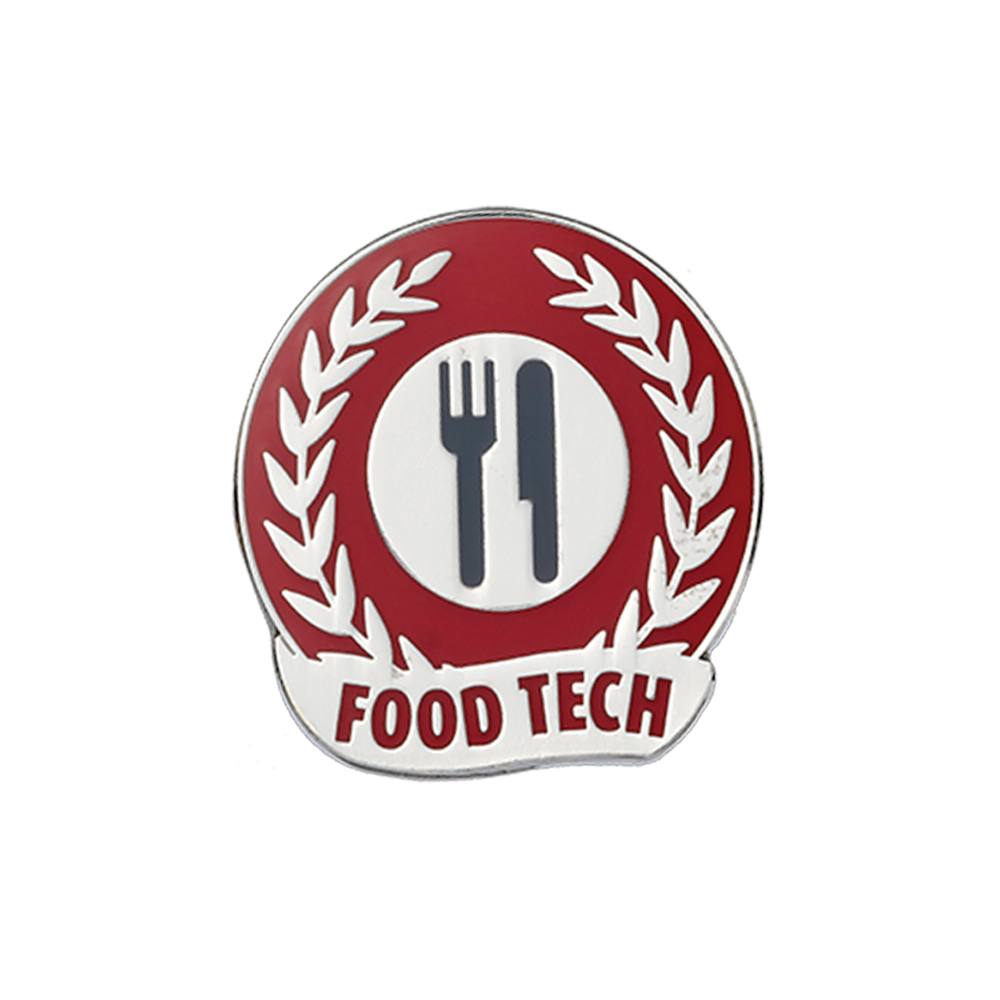 Food Tech Enamel badge (pack of 5)
