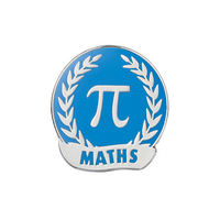 Maths Enamel badge (pack of 5)