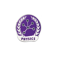 Physics Enamel badges (pack of 5)