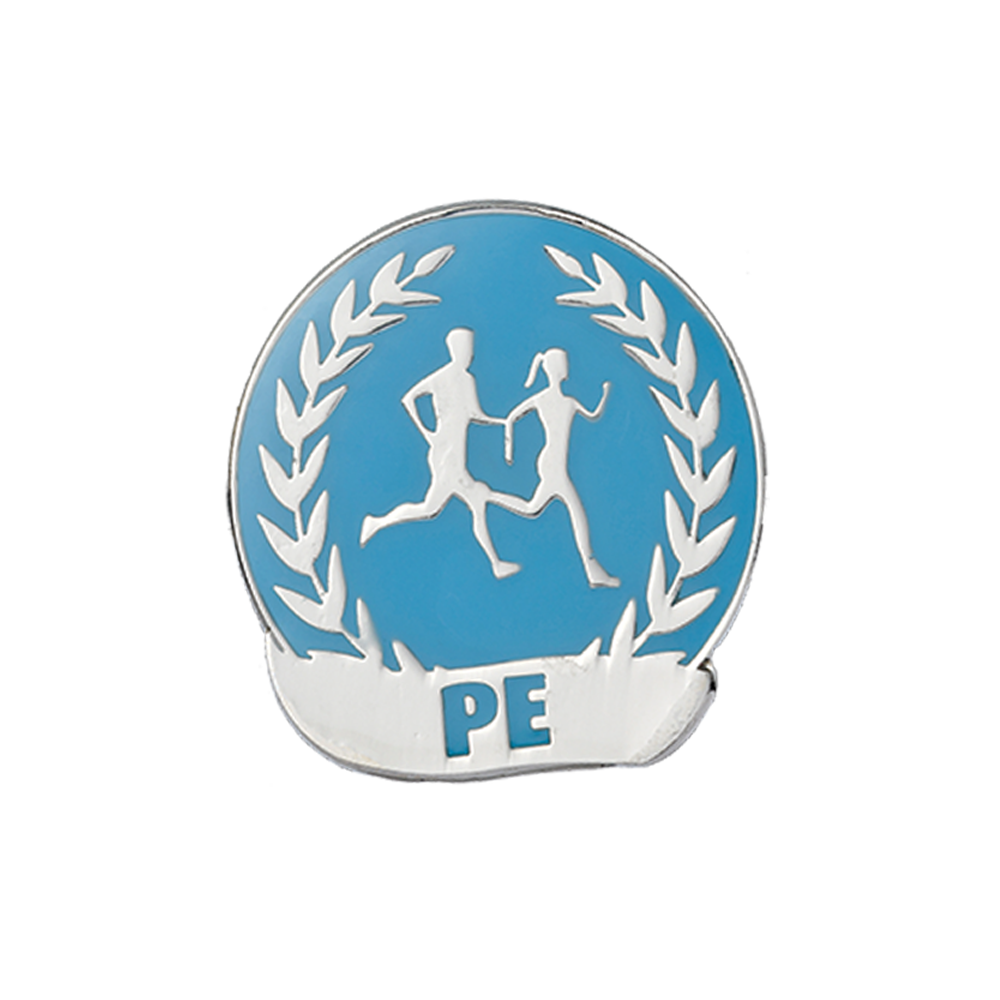 PE Enamel  badge (pack of 5)