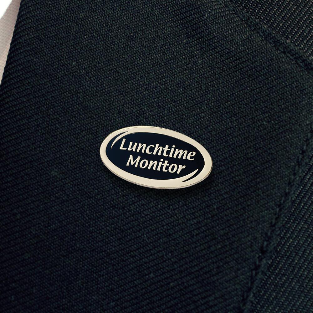 Lunchtime Monitor enamel badge (pack of 5) - Image 2
