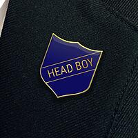 HEAD BOY classic shield badge (pack of 5)