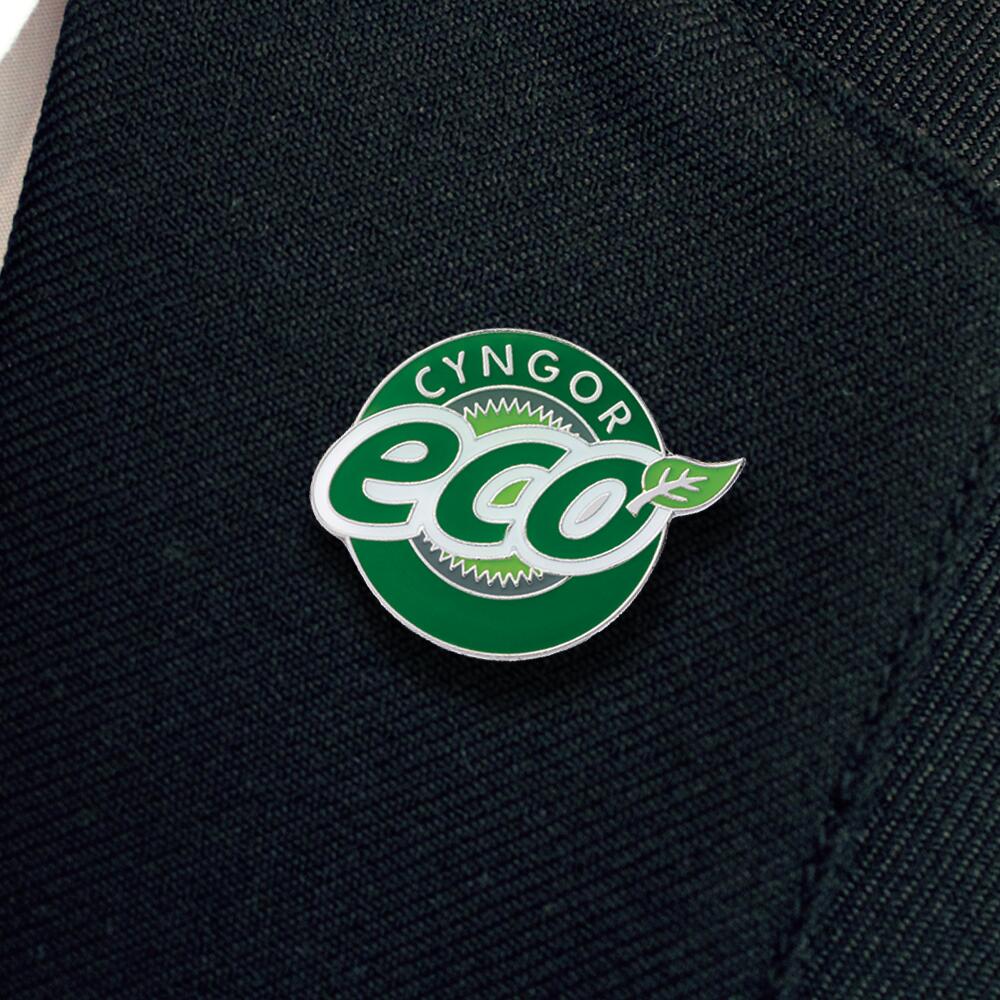 Eco Cyngor enamel badge - Image 2
