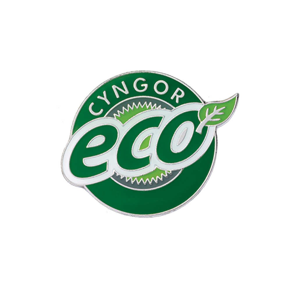 Eco Cyngor enamel badge