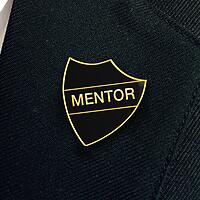 MENTOR shield badge (pack of 5)