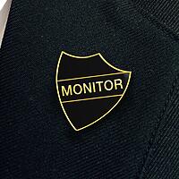 MONITOR shield badge (pack of 5)