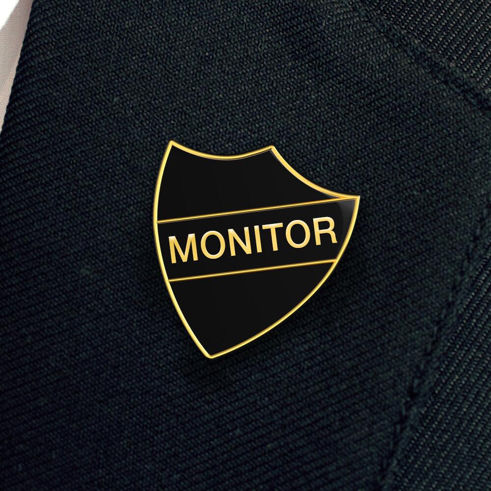 MONITOR shield badge (pack of 5)