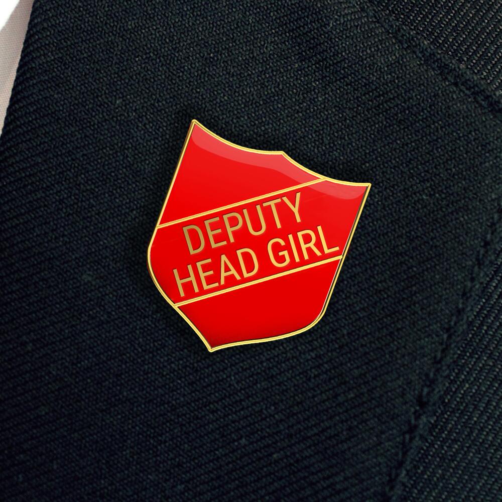DEPUTY HEAD GIRL classic shield badge (pack of 5) - Image 2