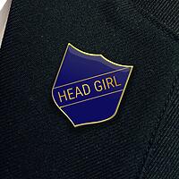 HEAD GIRL classic shield badge (pack of 5)