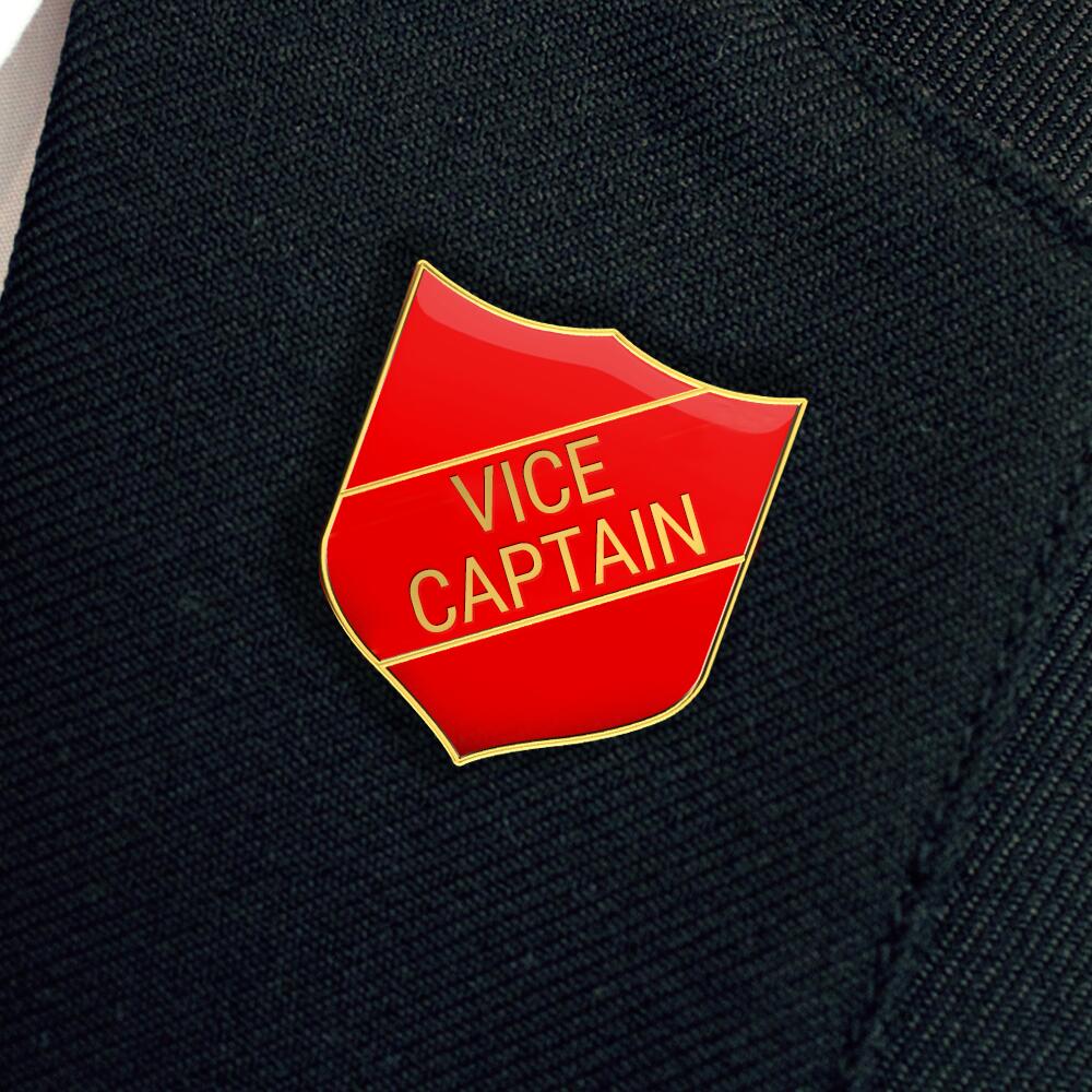 VICE CAPTAIN classic shield badge (pack of 5) - Image 2