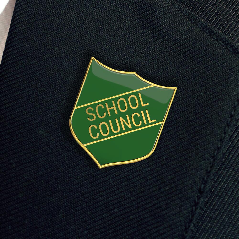 SCHOOL COUNCIL classic shield badge (Pack of 5) - Image 4