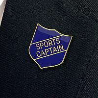 SPORTS CAPTAIN classic shield badge (pack of 5)