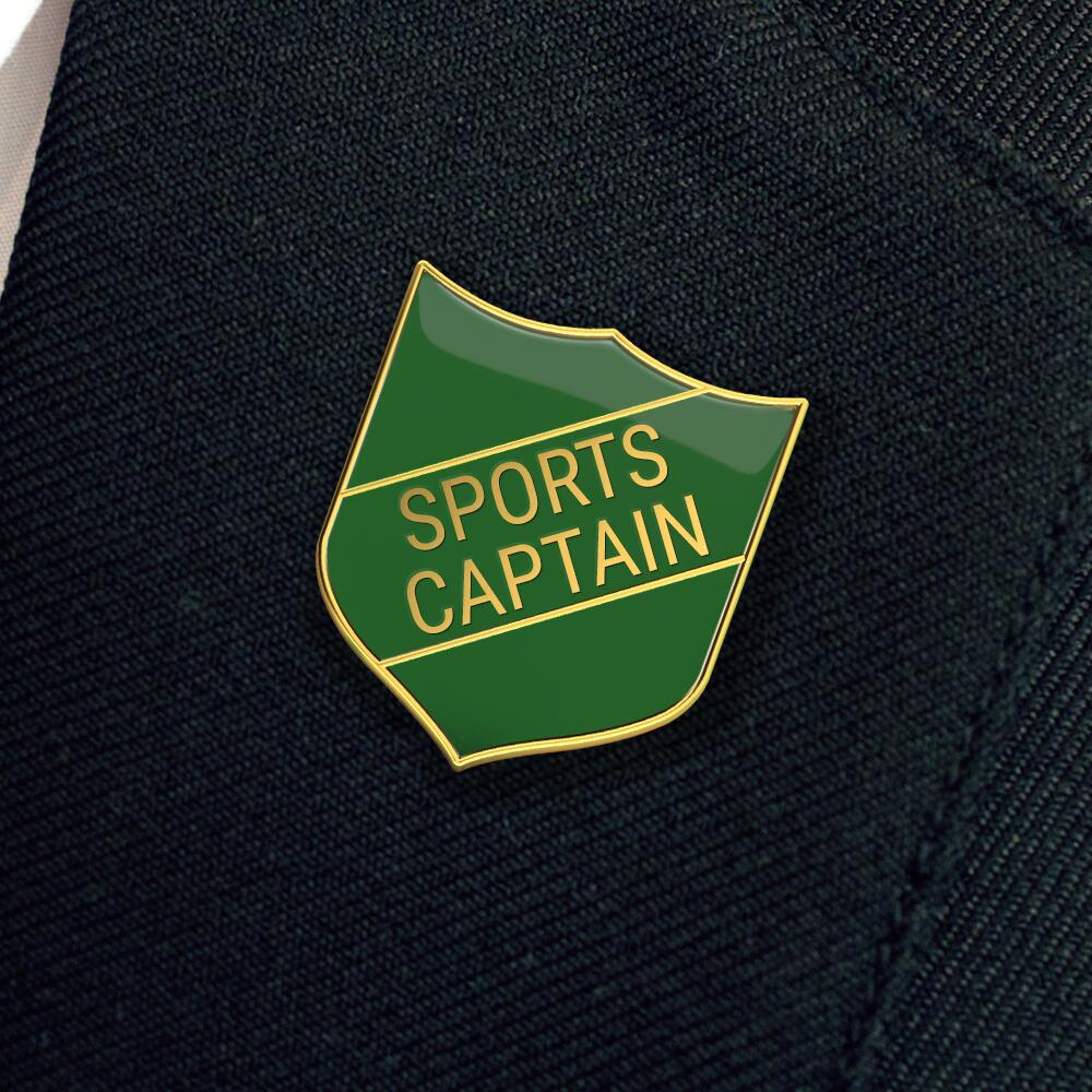 SPORTS CAPTAIN classic shield badge (pack of 5) - Image 4