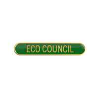 ECO COUNCIL badge green (pack of 5)