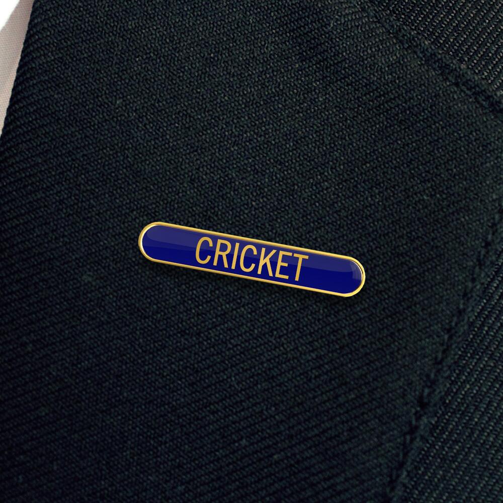 CRICKET bar badge (pack of 5)