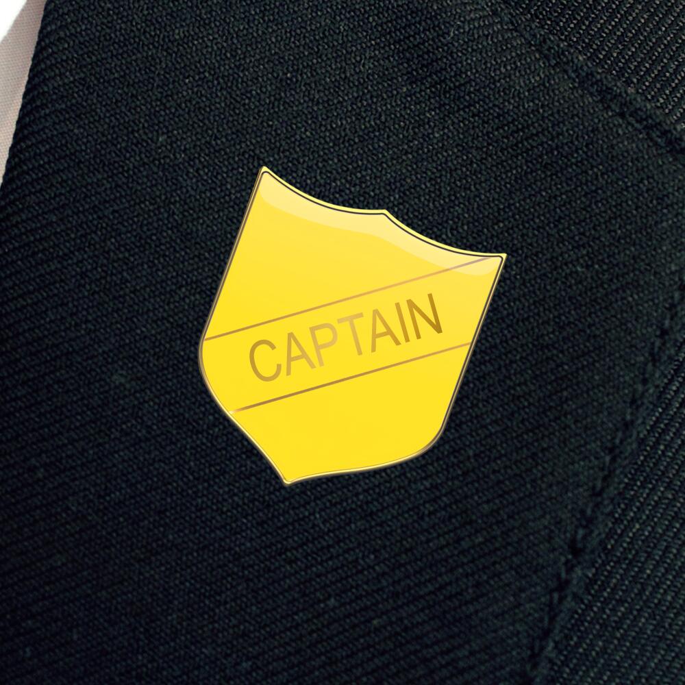 CAPTAIN classic shield badge (pack of 5) - Image 3