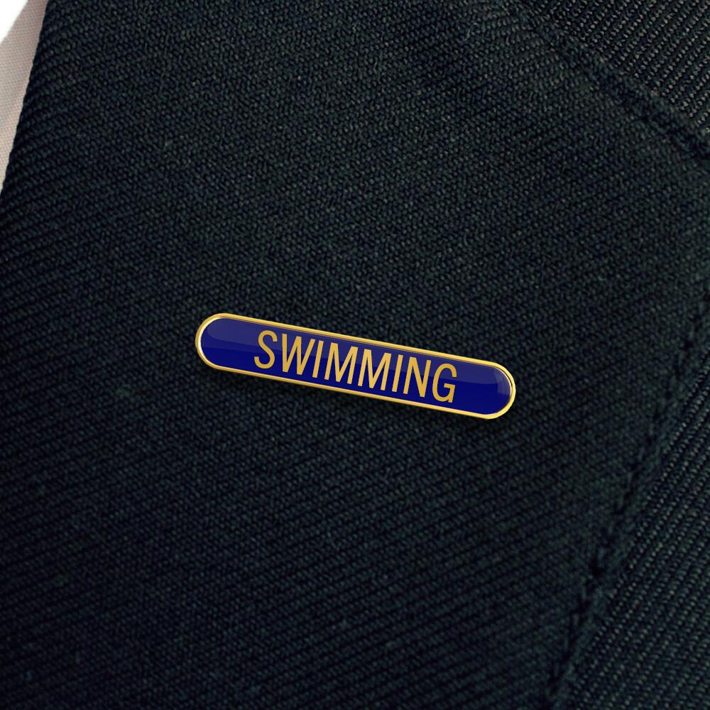 SWIMMING badge blue (pack of 5) - Image 2