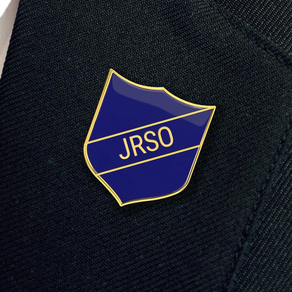 JRSO classic shield badge (pack of 5)