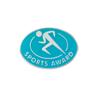 Sports Award Enamel Badge (Pack of 5)