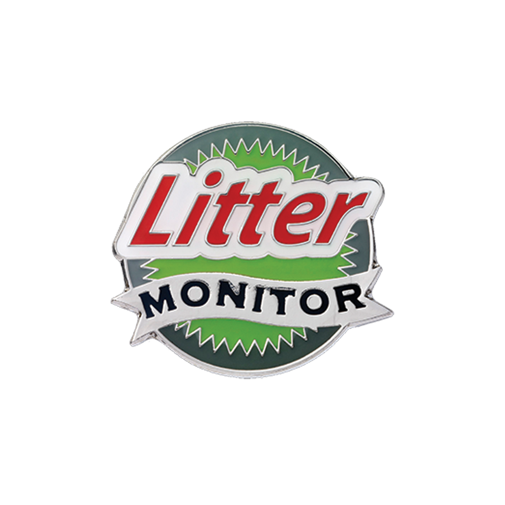 Litter Monitor badge (pack of 5)