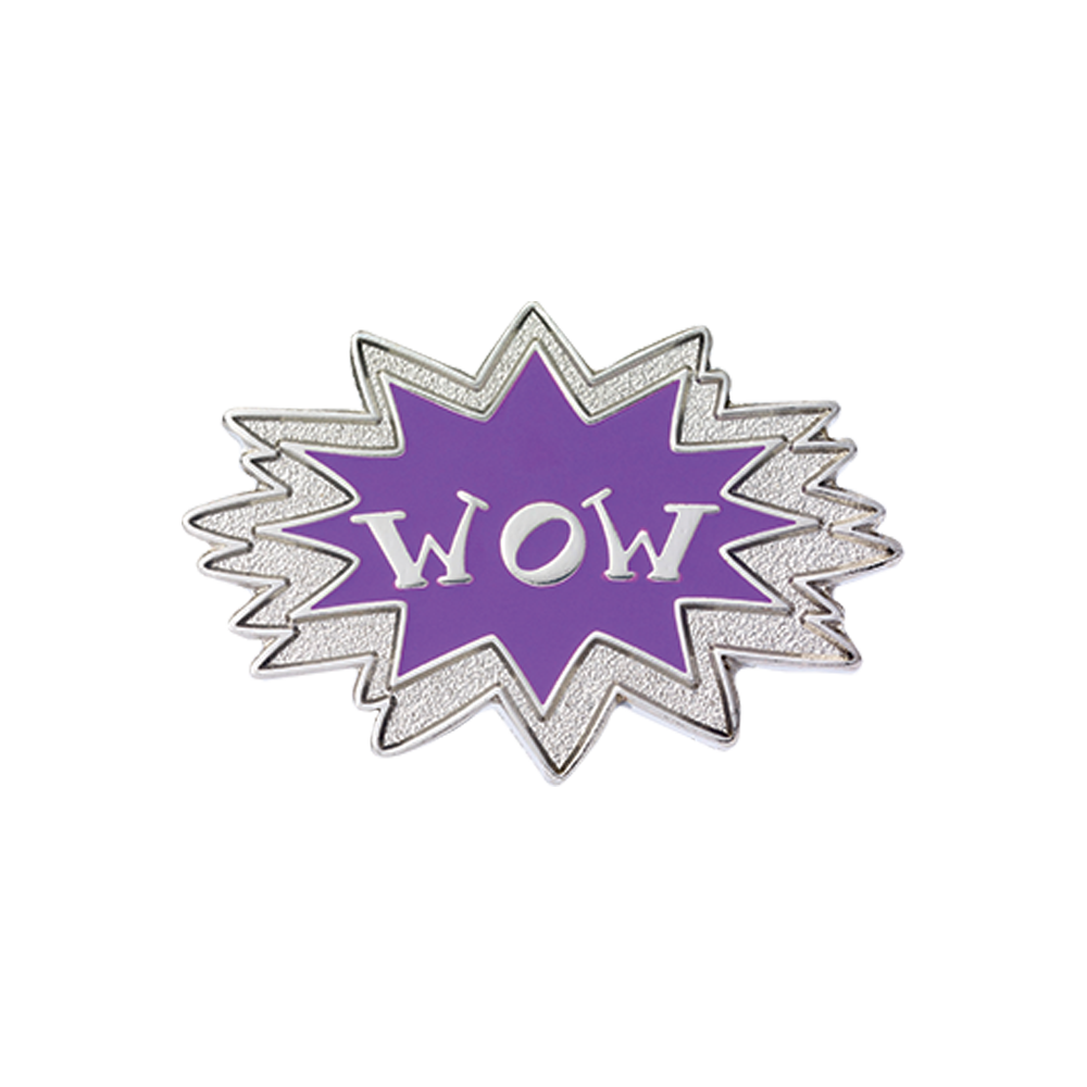 WOW badge (pack of 5)